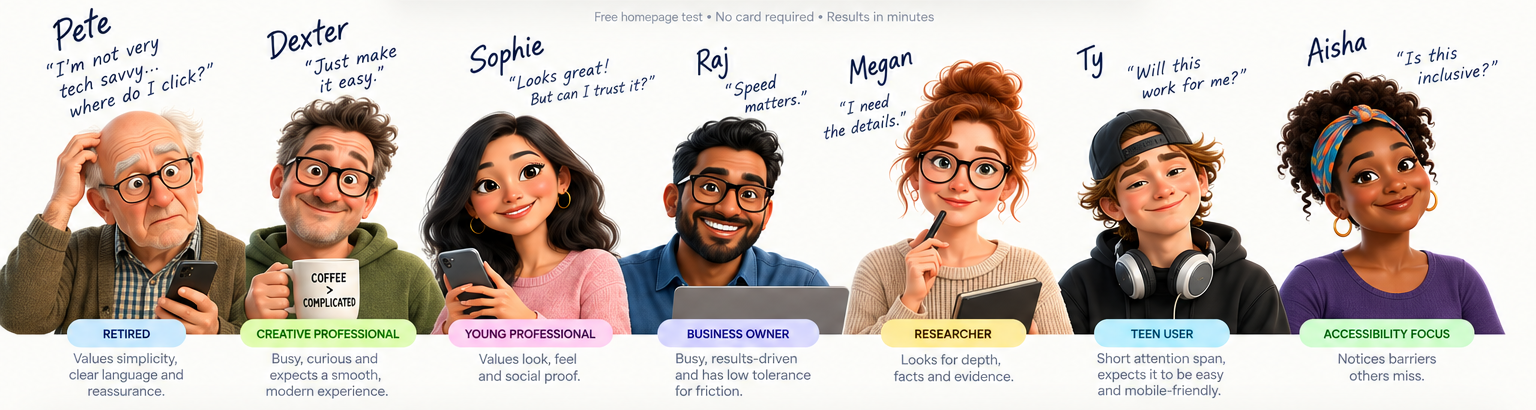 The Unreal UX AI testing crew